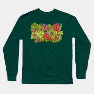 Uvas de Burdeos Long Sleeve T-Shirt